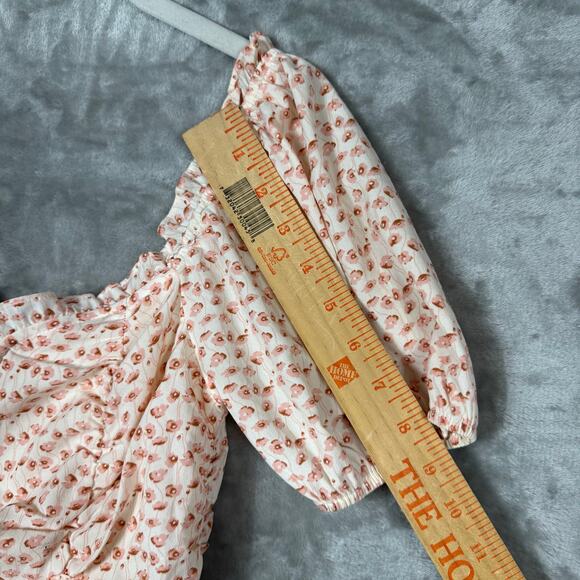 ASTR The Label Ruched Mini Dress XS Floral - Picture 12 of 14